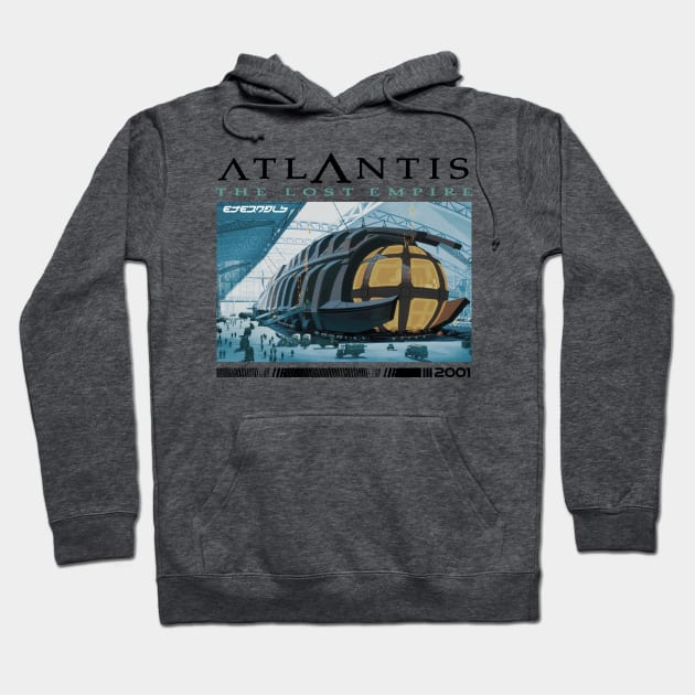 Atlantis - The lost empire I WHITE TEE Hoodie by ETERNALS CLOTHING